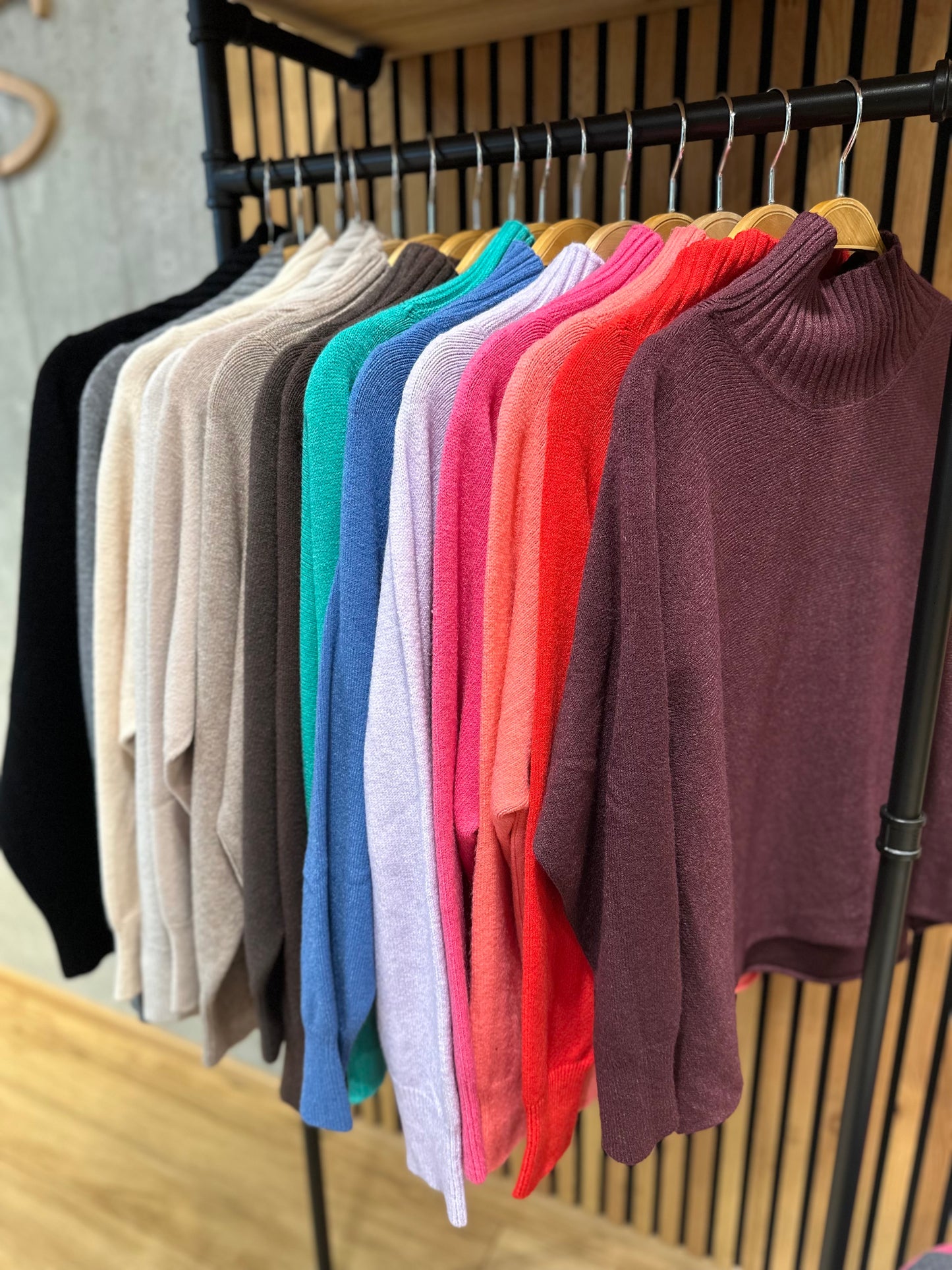 MG Pulli "Mabel Stehkragen" versch. Farben