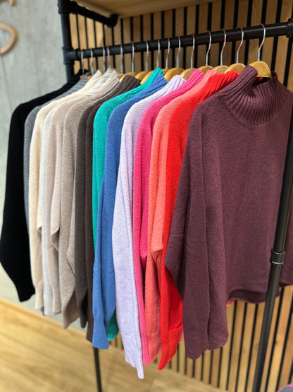 MG Pulli "Mabel Stehkragen" versch. Farben