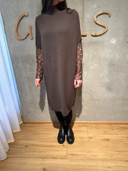 MG-Kleid "Muriel Stehkragen 1/2arm" - Versch. Farben