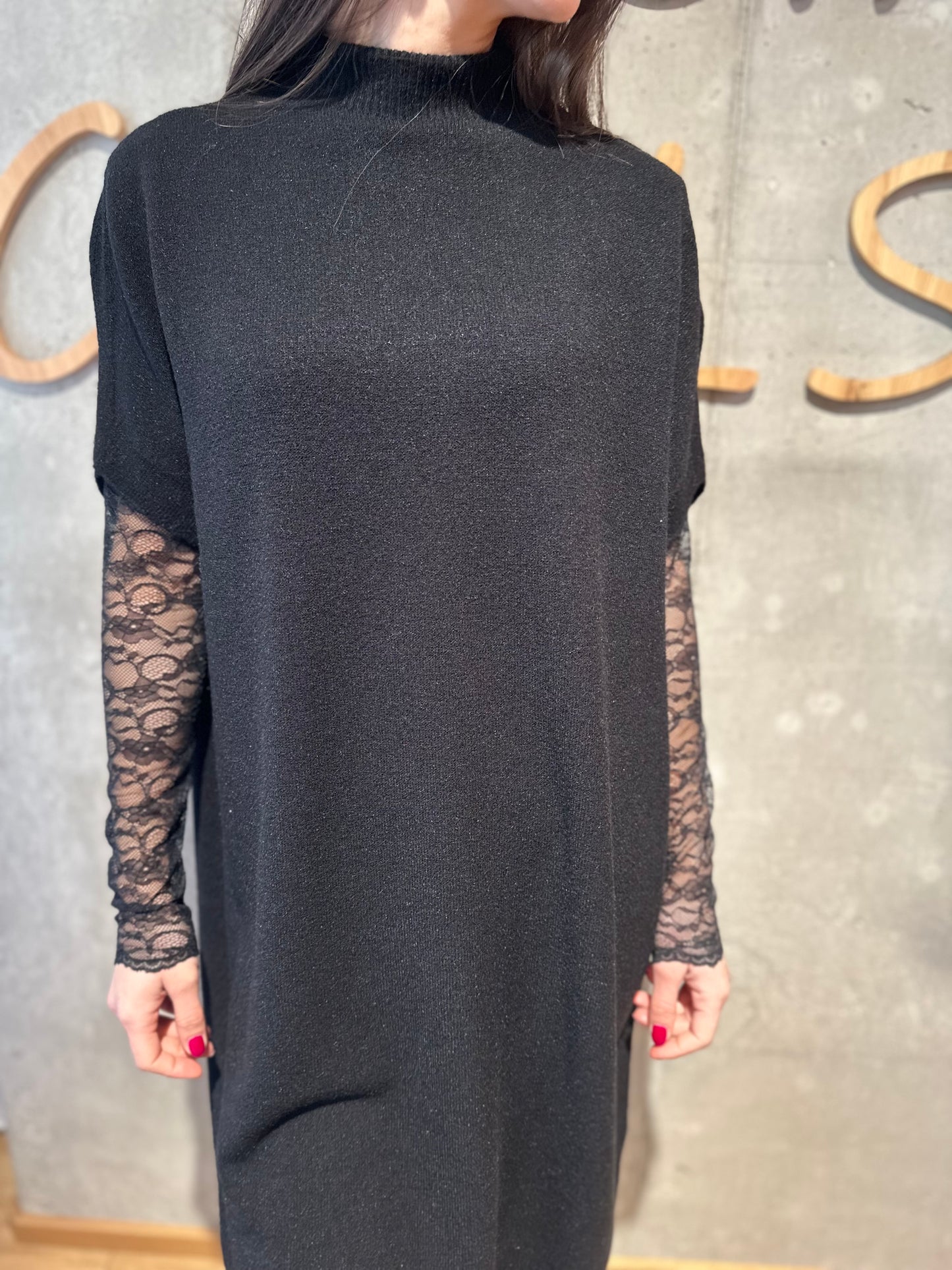 MG-Kleid "Muriel Stehkragen 1/2arm" - Versch. Farben