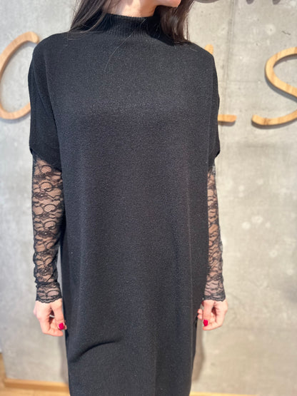 MG-Kleid "Muriel Stehkragen 1/2arm" - Versch. Farben