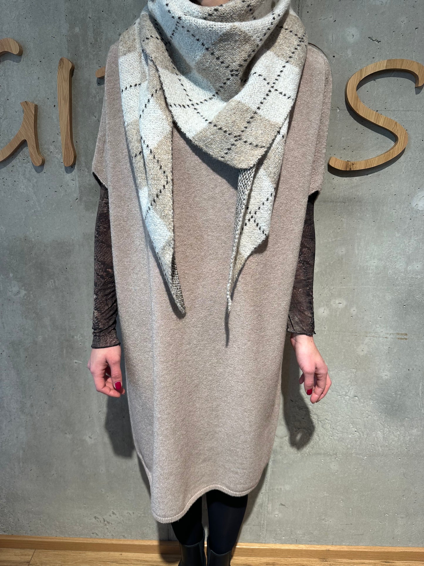 MG-Kleid "Muriel Stehkragen 1/2arm" - Versch. Farben