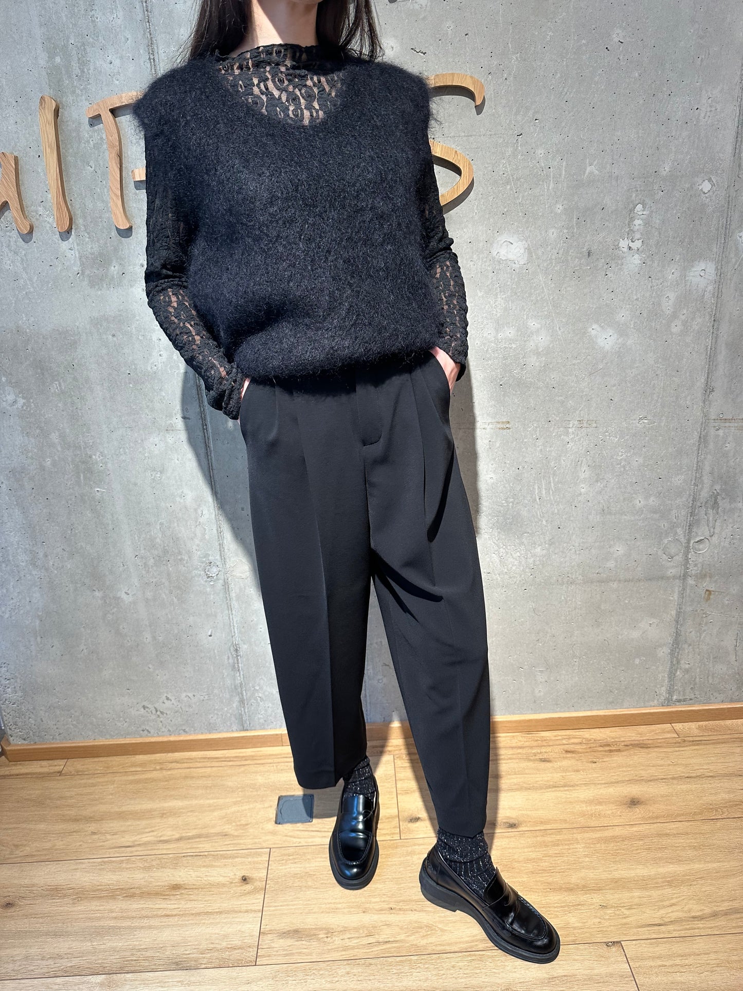 Spitzenshirt "Simmy Stehkragen" - Versch. Farben