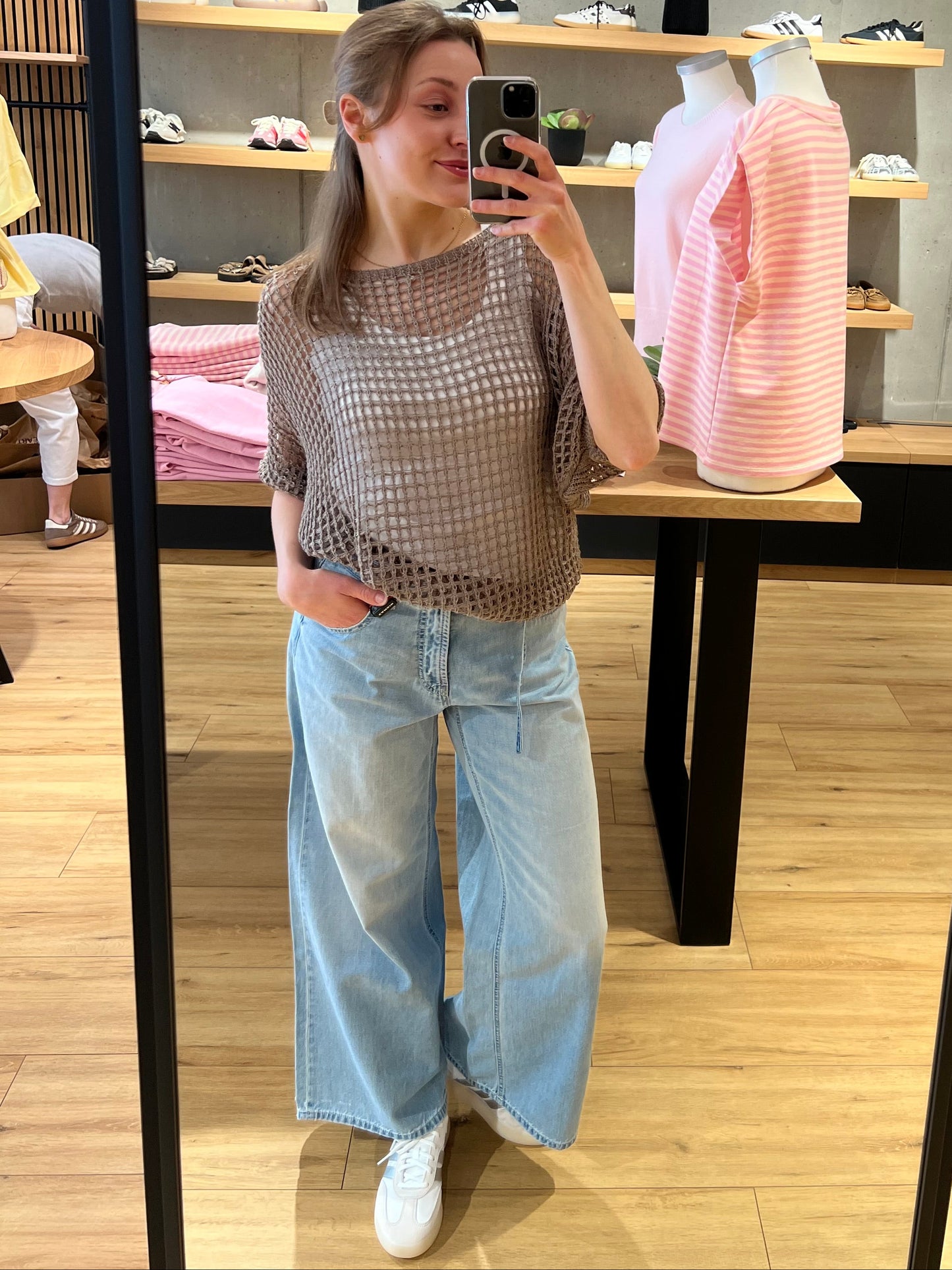 Cambio-Jeans "Palazzo 5360" Hellblau
