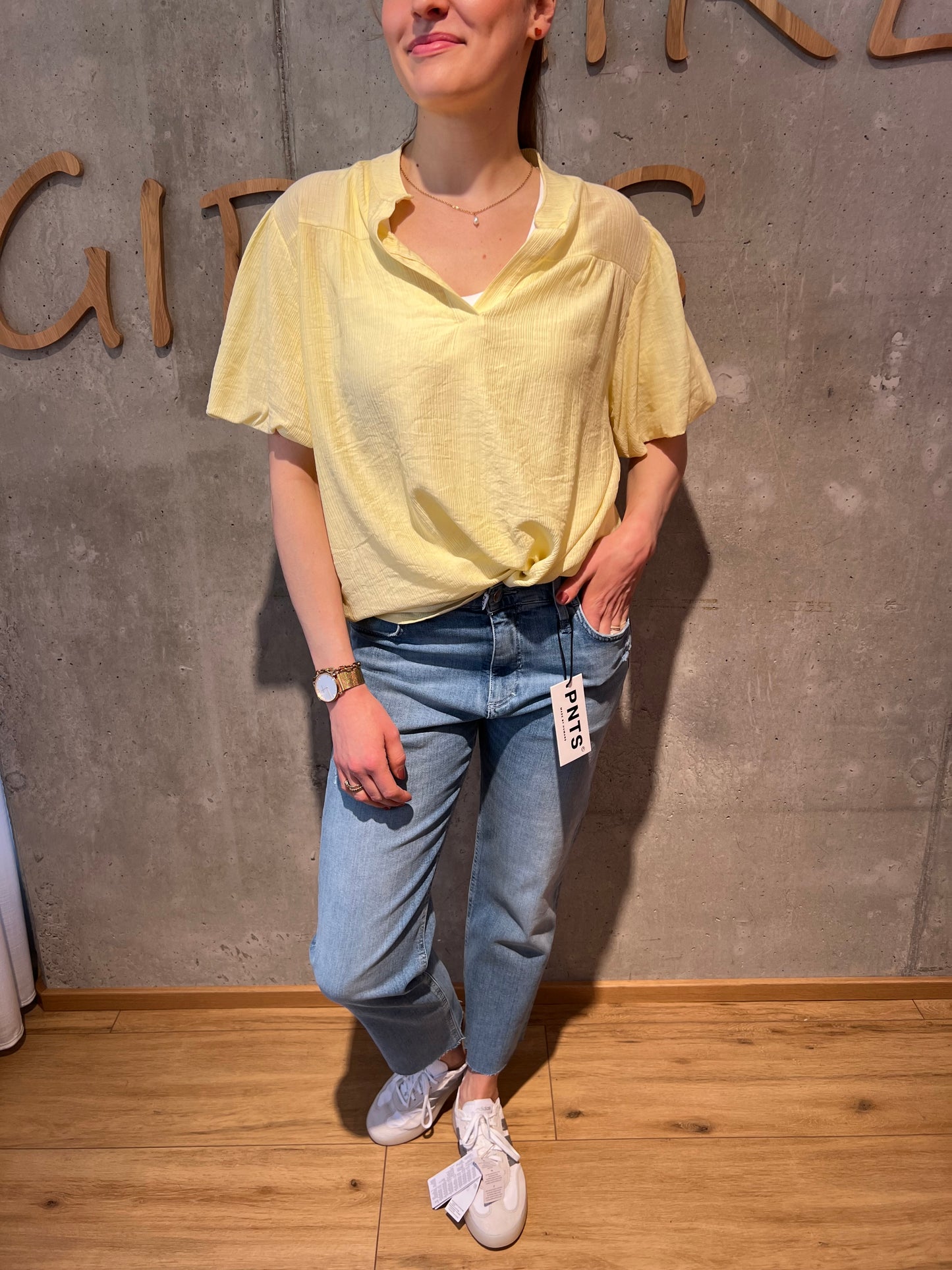 PNTS-Jeans "THE MINI S" Hellblau