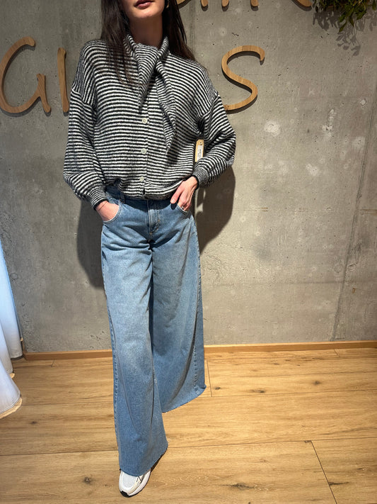 Strickjacke "Samantha gestreift" - Versch. Farben