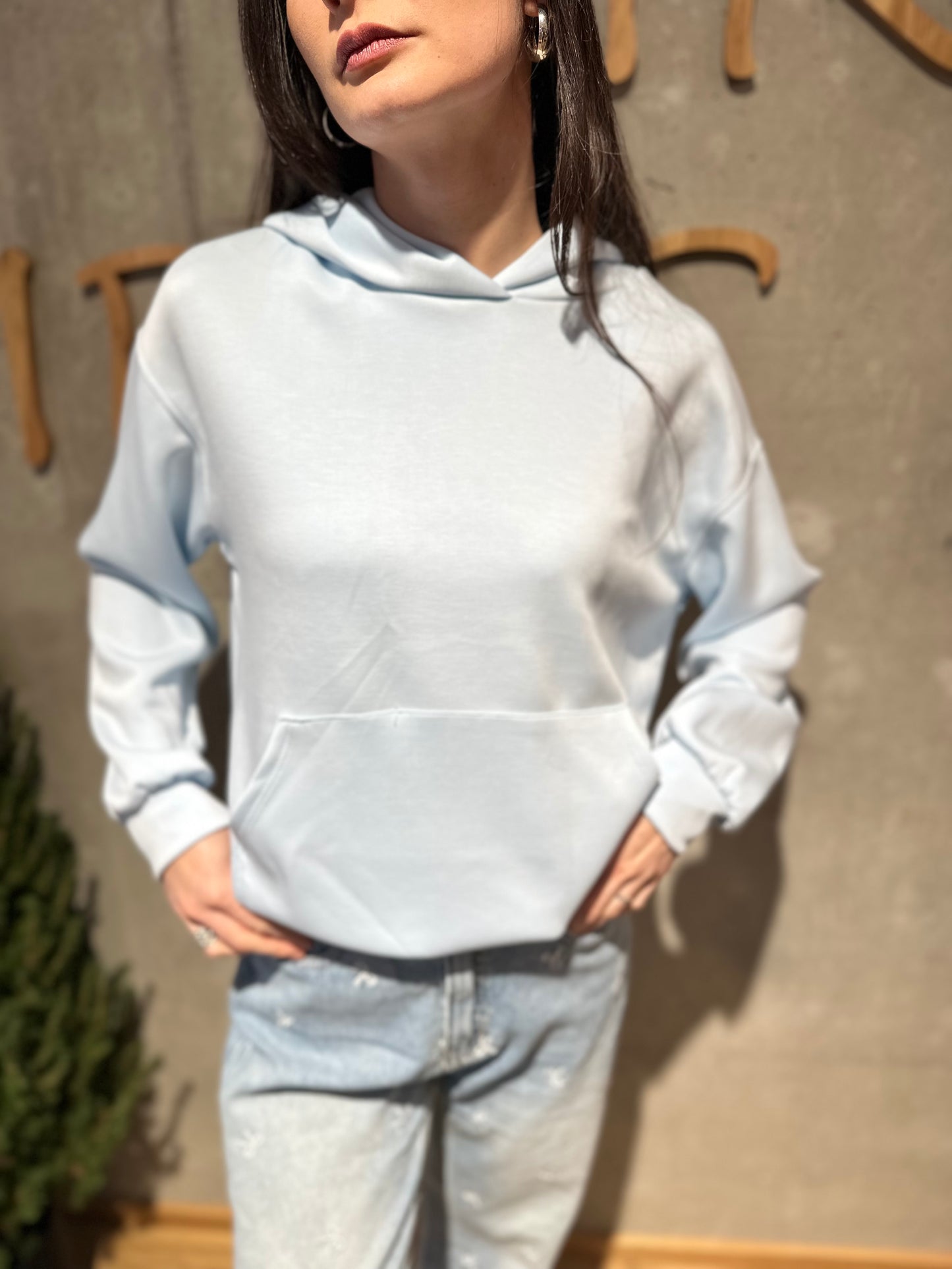 Hoodie "Henley" - Versch. Farben