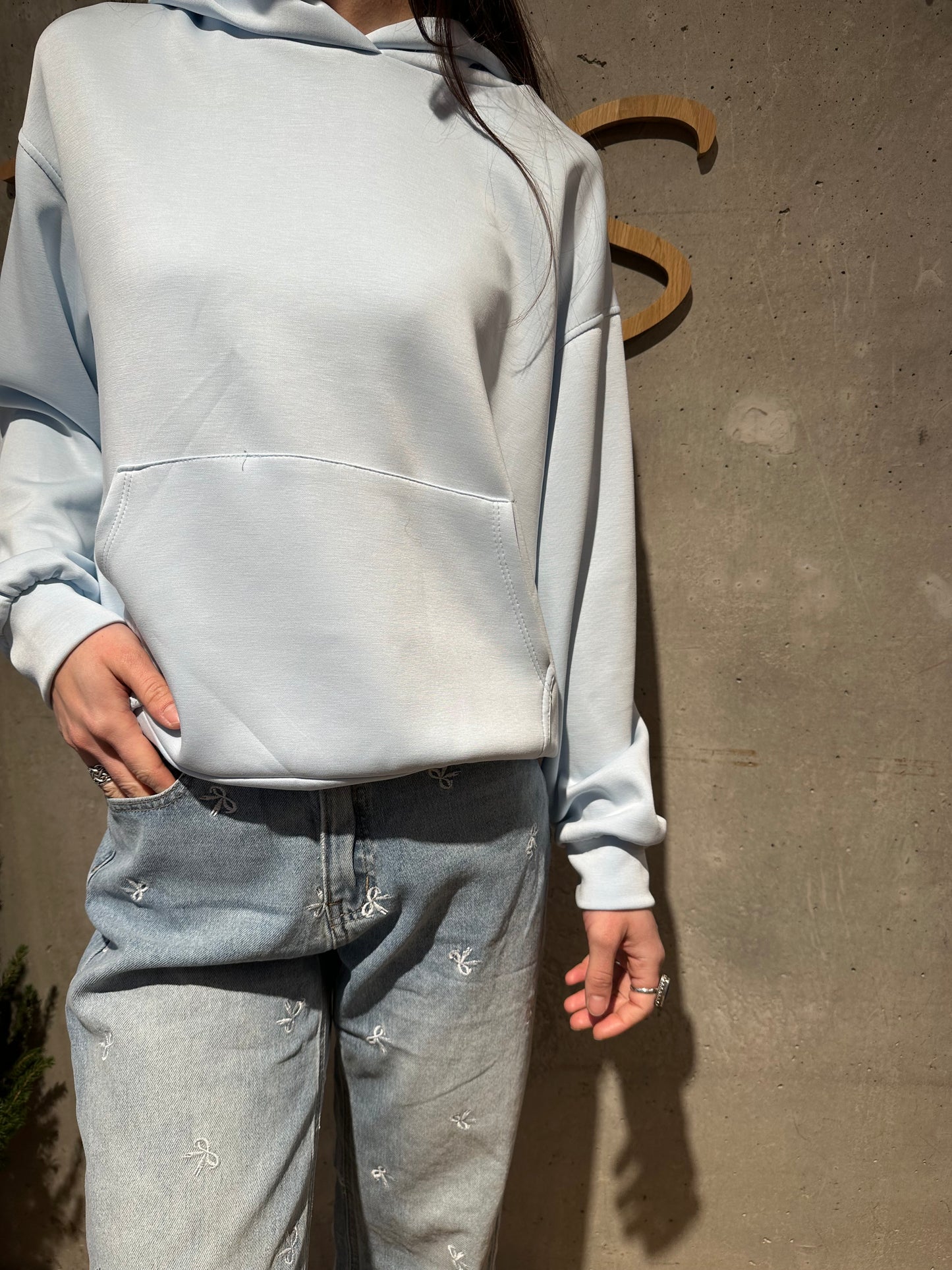 Hoodie "Henley" - Versch. Farben