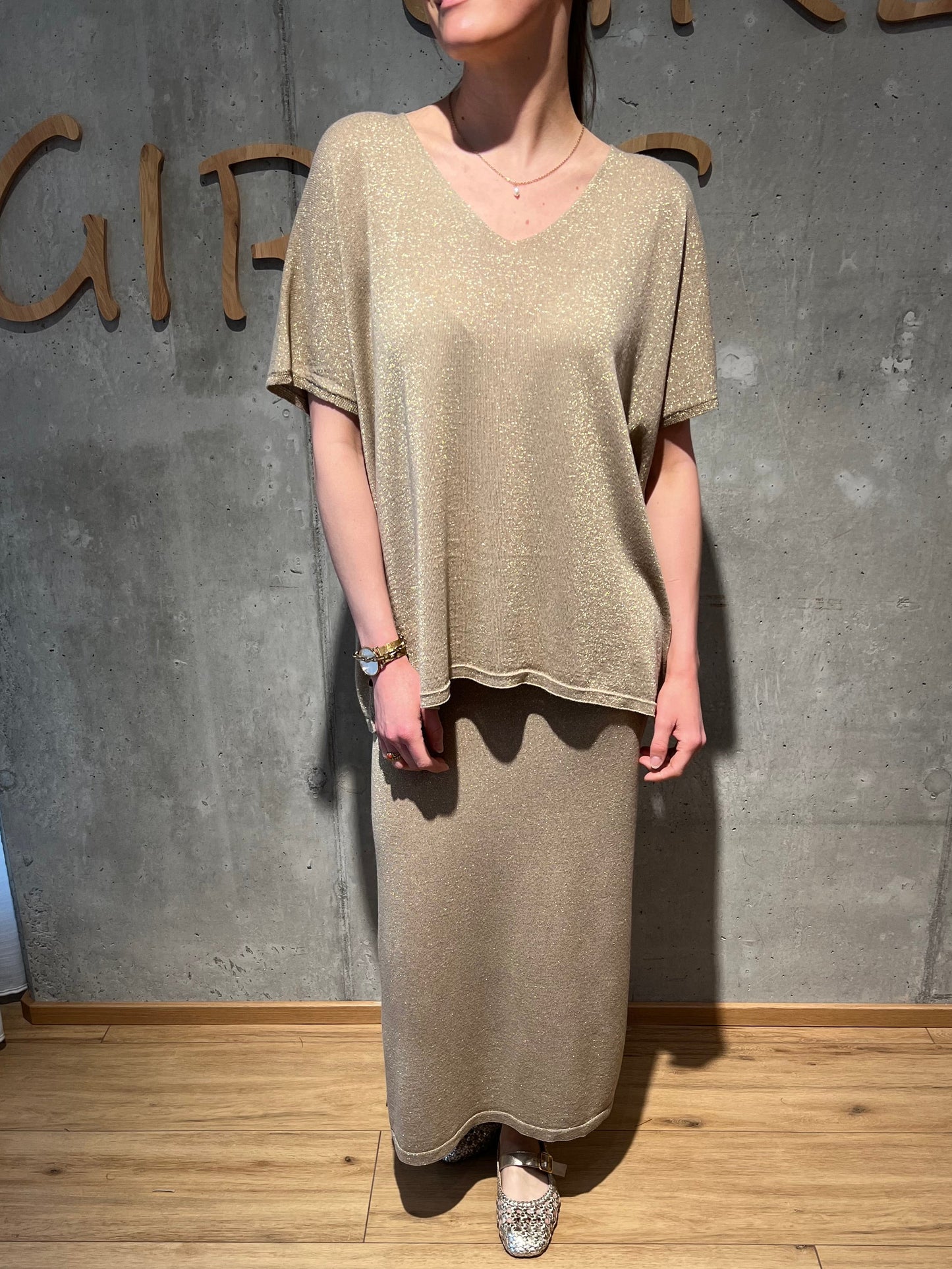 Glitzer-Shirt "Greta" - Versch. Farben