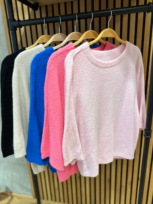 Pulli "Patty halbarm" - Versch. Farben