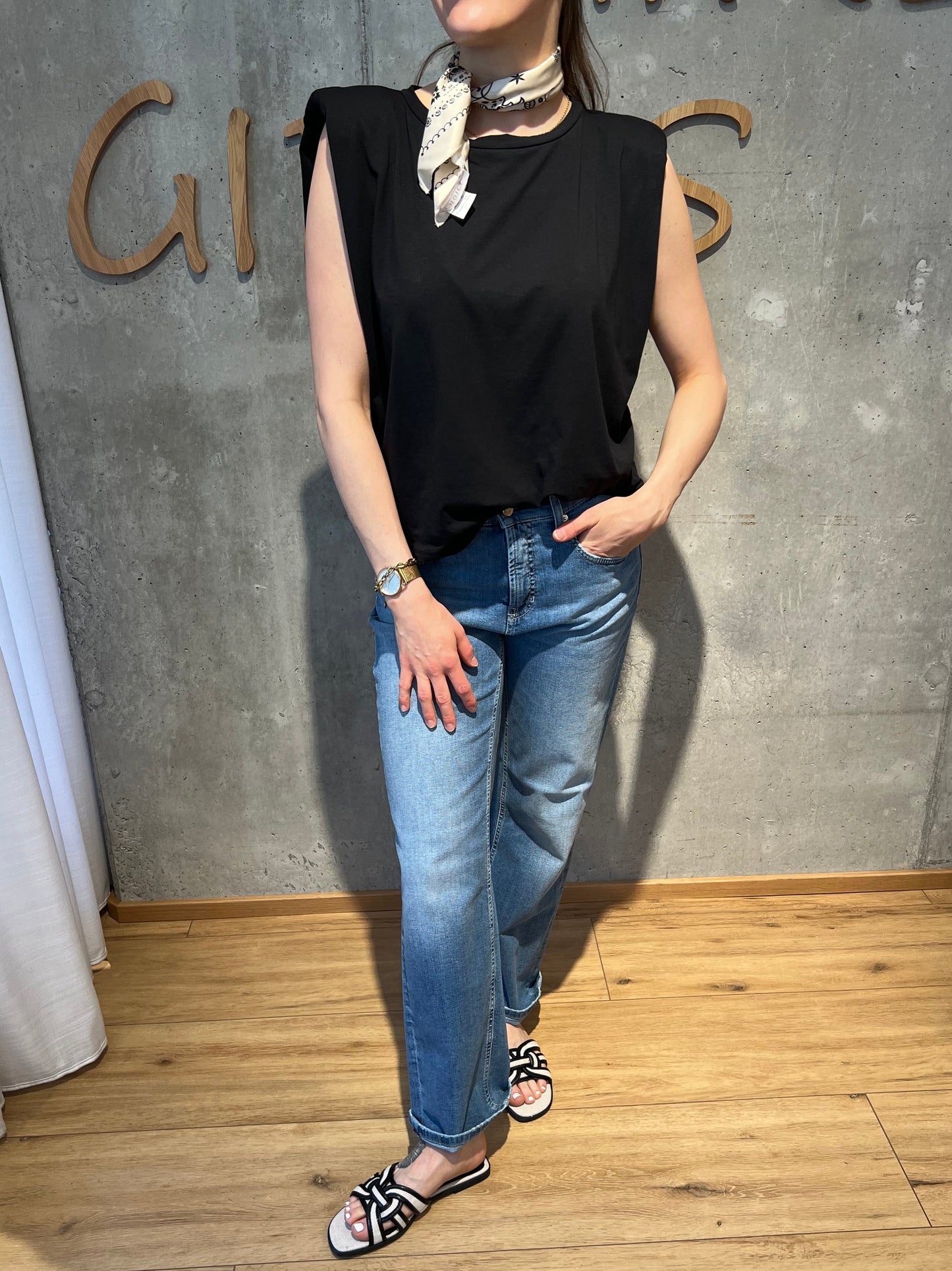 Cambio-Jeans "Gini 9129" Ocean Blue