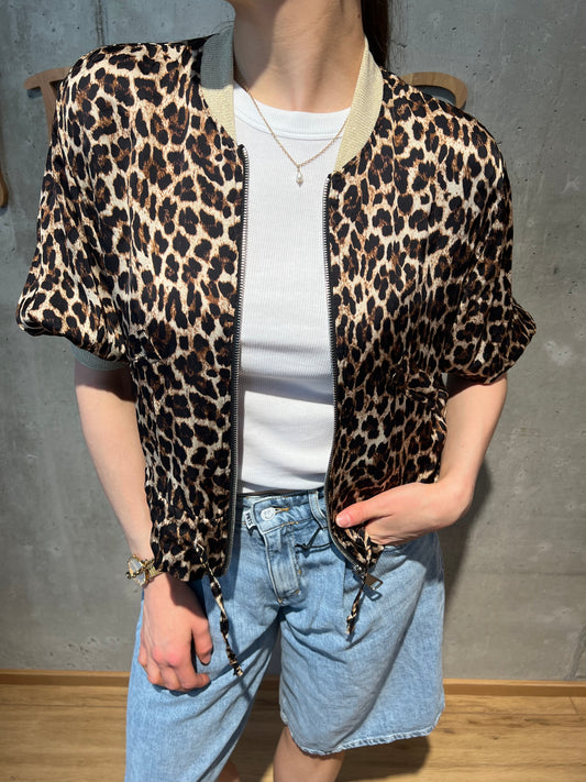 Leo-Jacke "Lucia" - GoldBeigeSchwarz