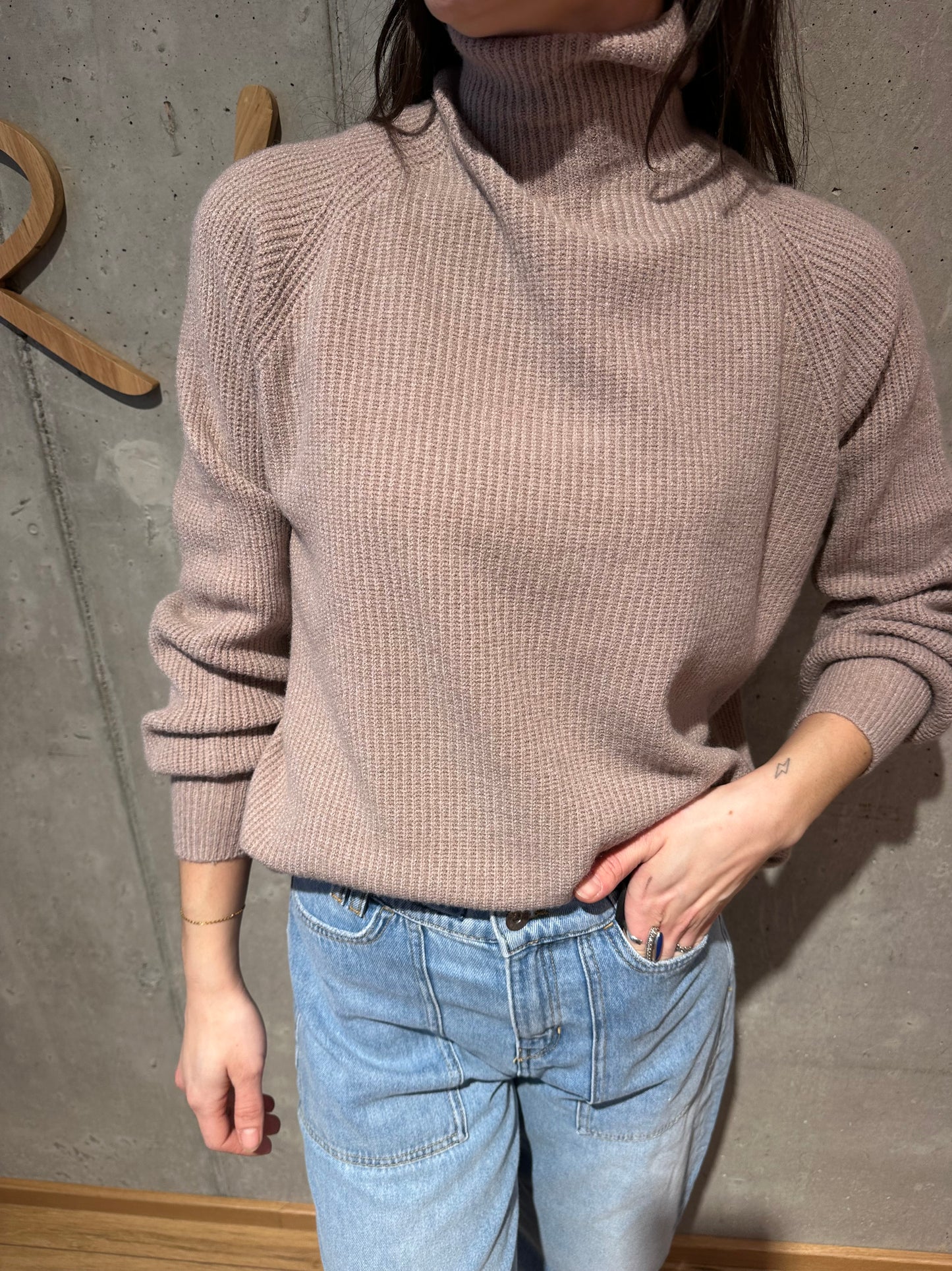 MG-Pulli "Miri Ripp-Stehkragen" versch. Farben