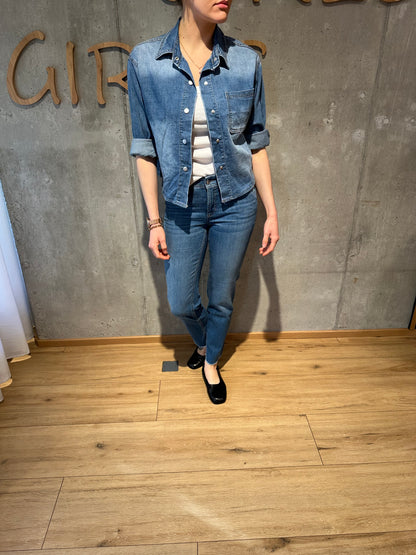 Cambio Hose "Piper cropped" Blau