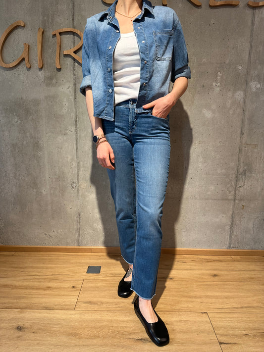 Cambio Hose "Piper cropped" Blau