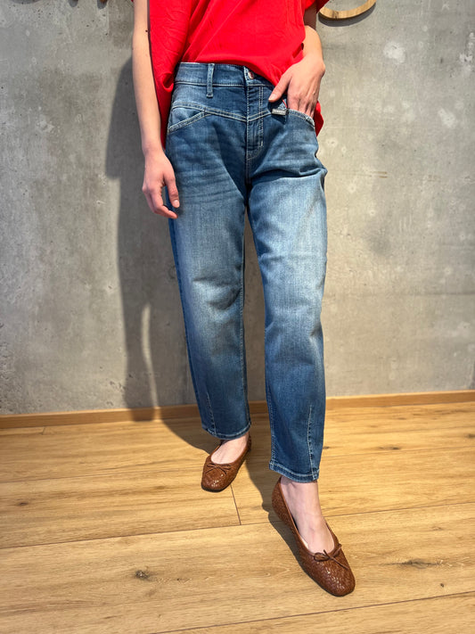 Jeans "Elin" Mittelblau