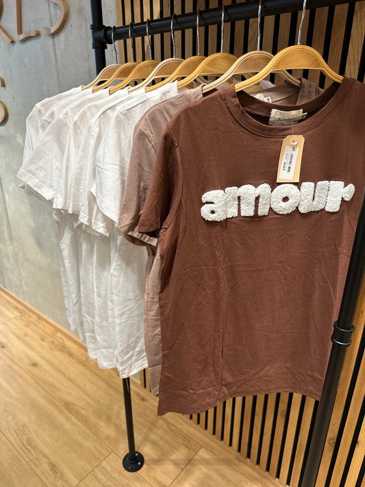 T-Shirt "Amour" - Versch. Farben