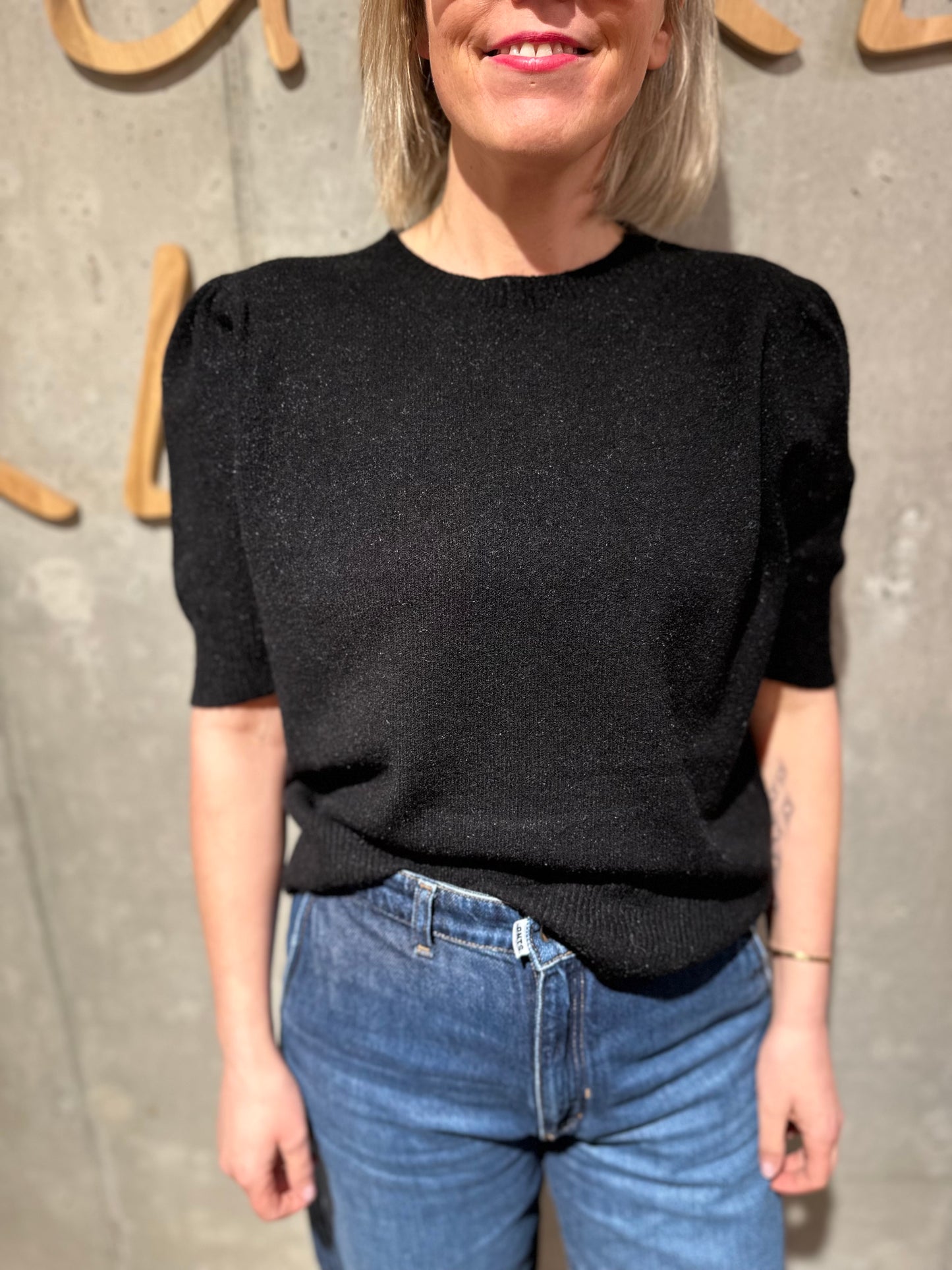 MG-Pulli "Moni Puffärmel kurzarm" versch. Farben