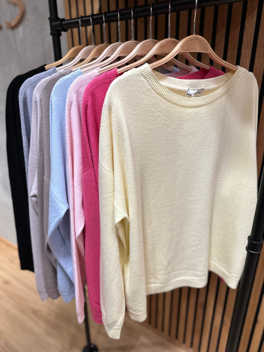 MG-Pulli "Mara Rundhals kürzer" - Versch. Farben