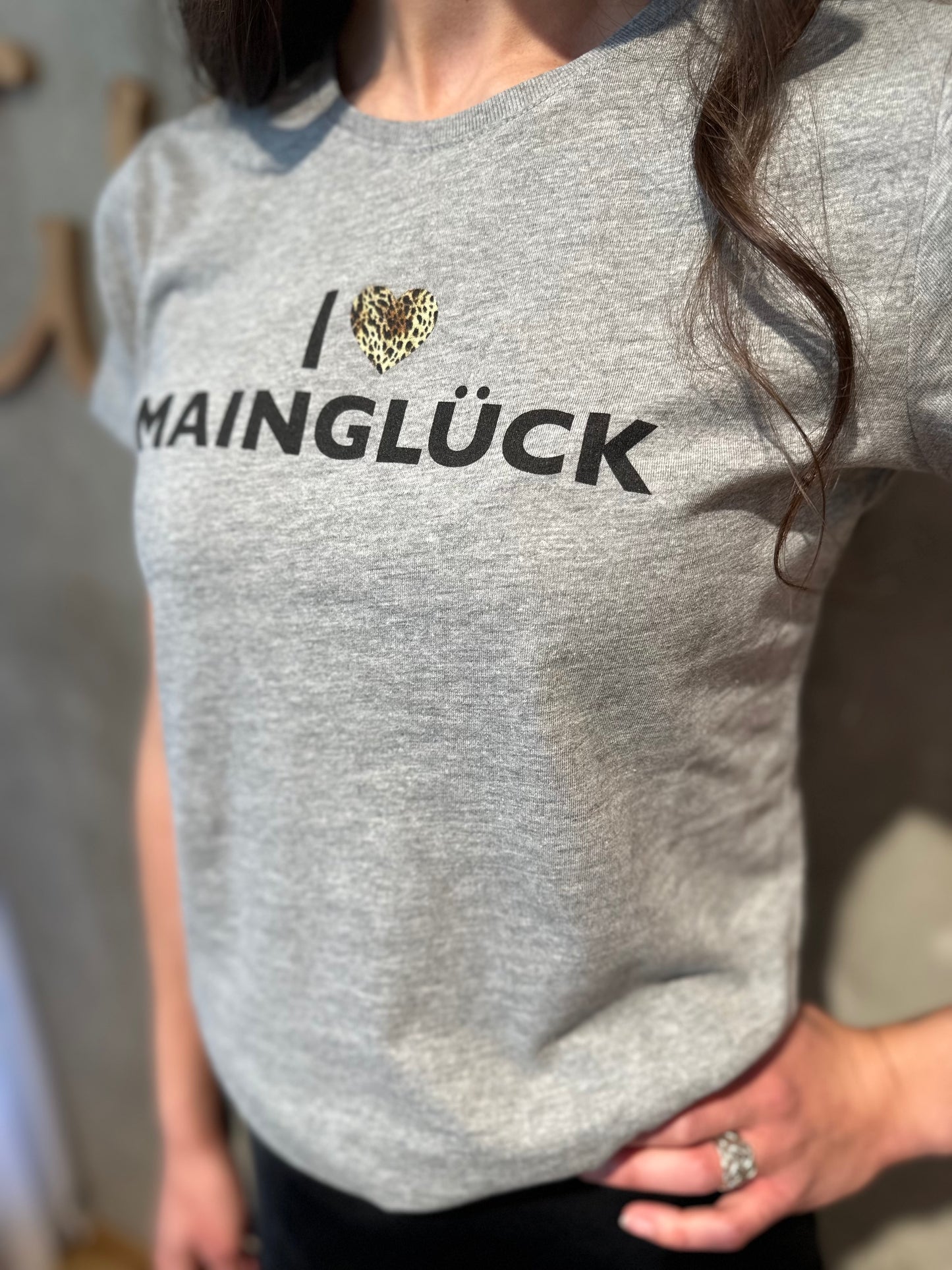 T-Shirt " 10 Jahre Mainglück" Grau