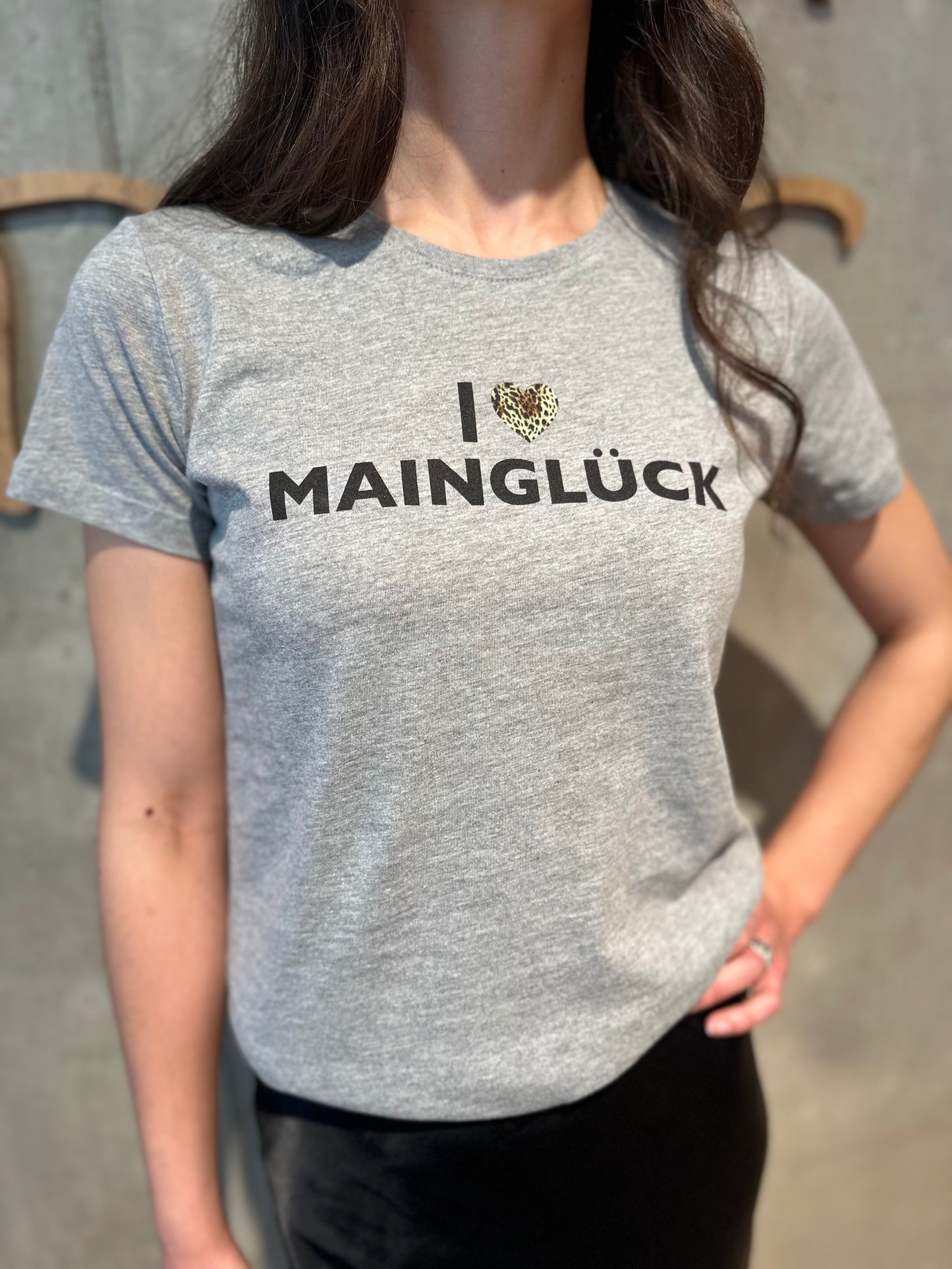 T-Shirt " 10 Jahre Mainglück" Grau
