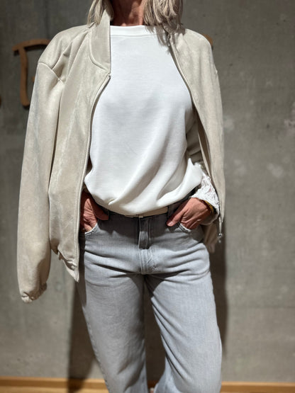 Bomberjacke "Bethany Wildlederoptik" - Versch. Farben