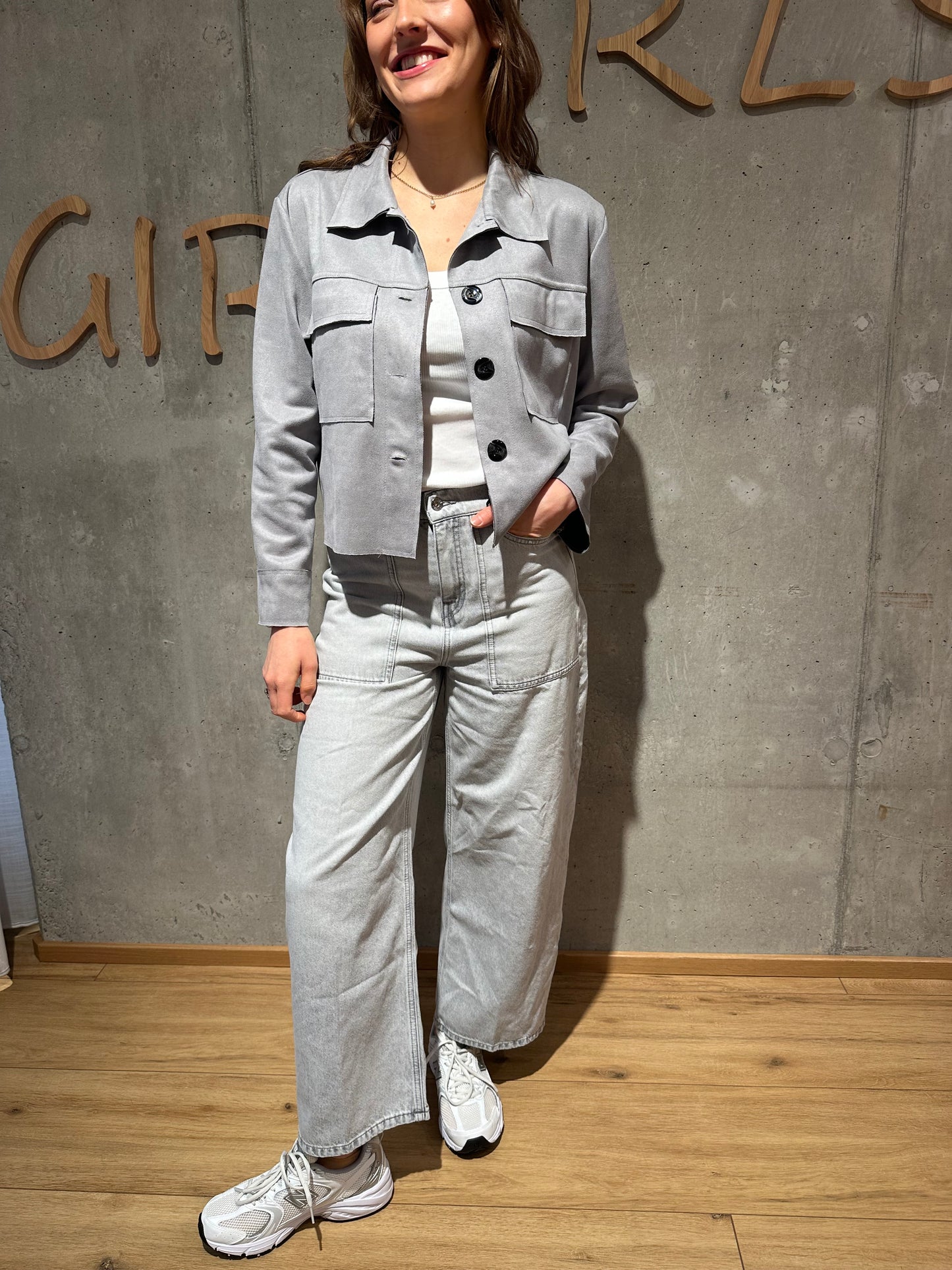 Jeans "DERIVE 6900" Hellgrau