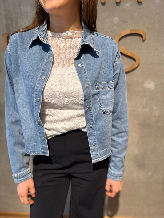 Jeanshemd "Jordan" Hellblau