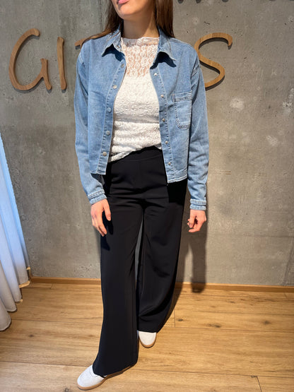 Jeanshemd "Jordan kurz" Hellblau