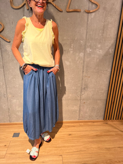 Rock "Rieke denim" - Versch. Farben