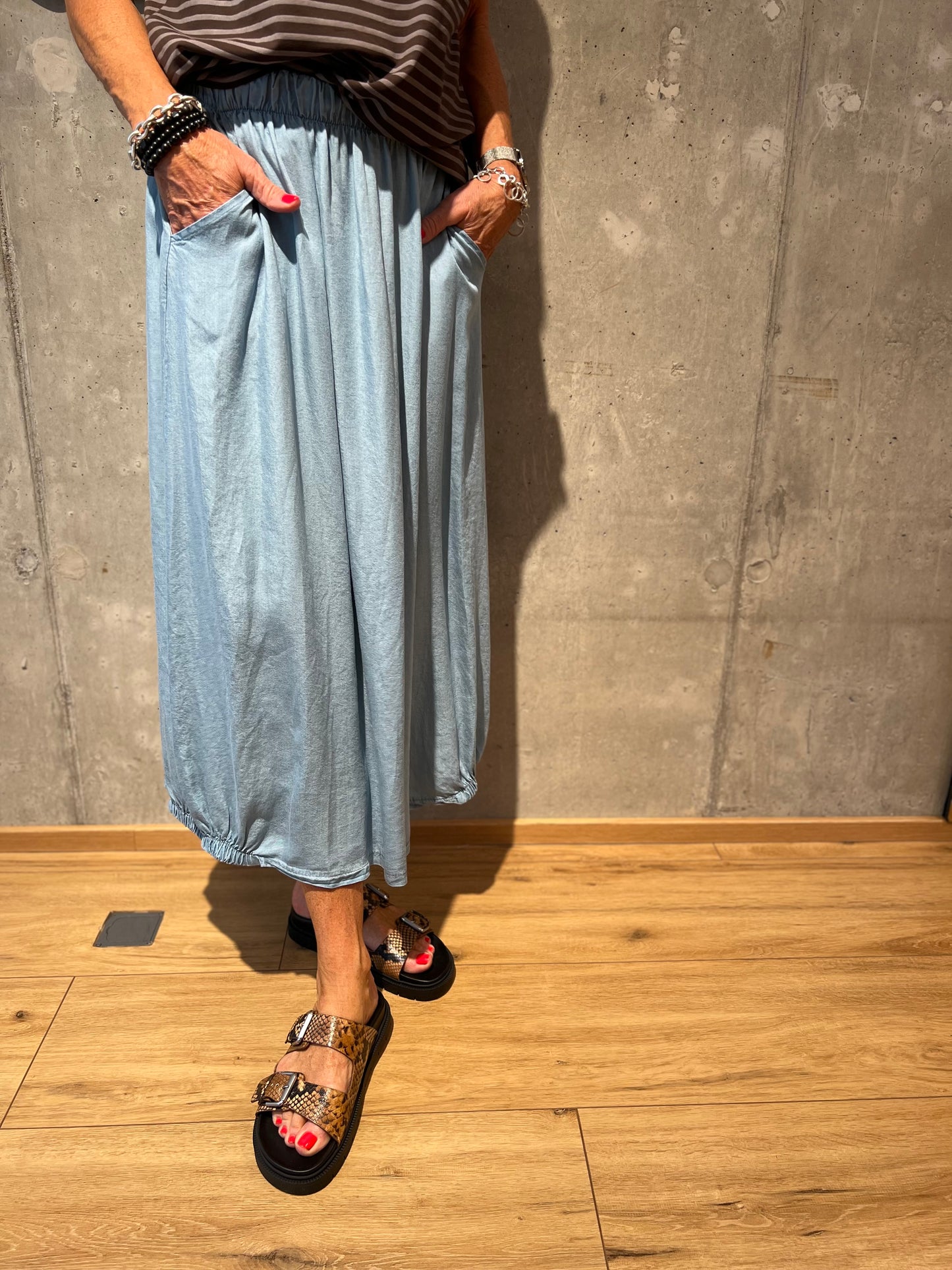 Rock "Rieke denim" - Versch. Farben