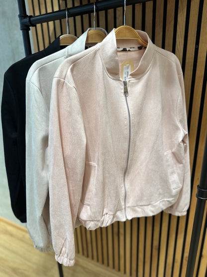 Bomberjacke "Bethany Wildlederoptik" - Versch. Farben