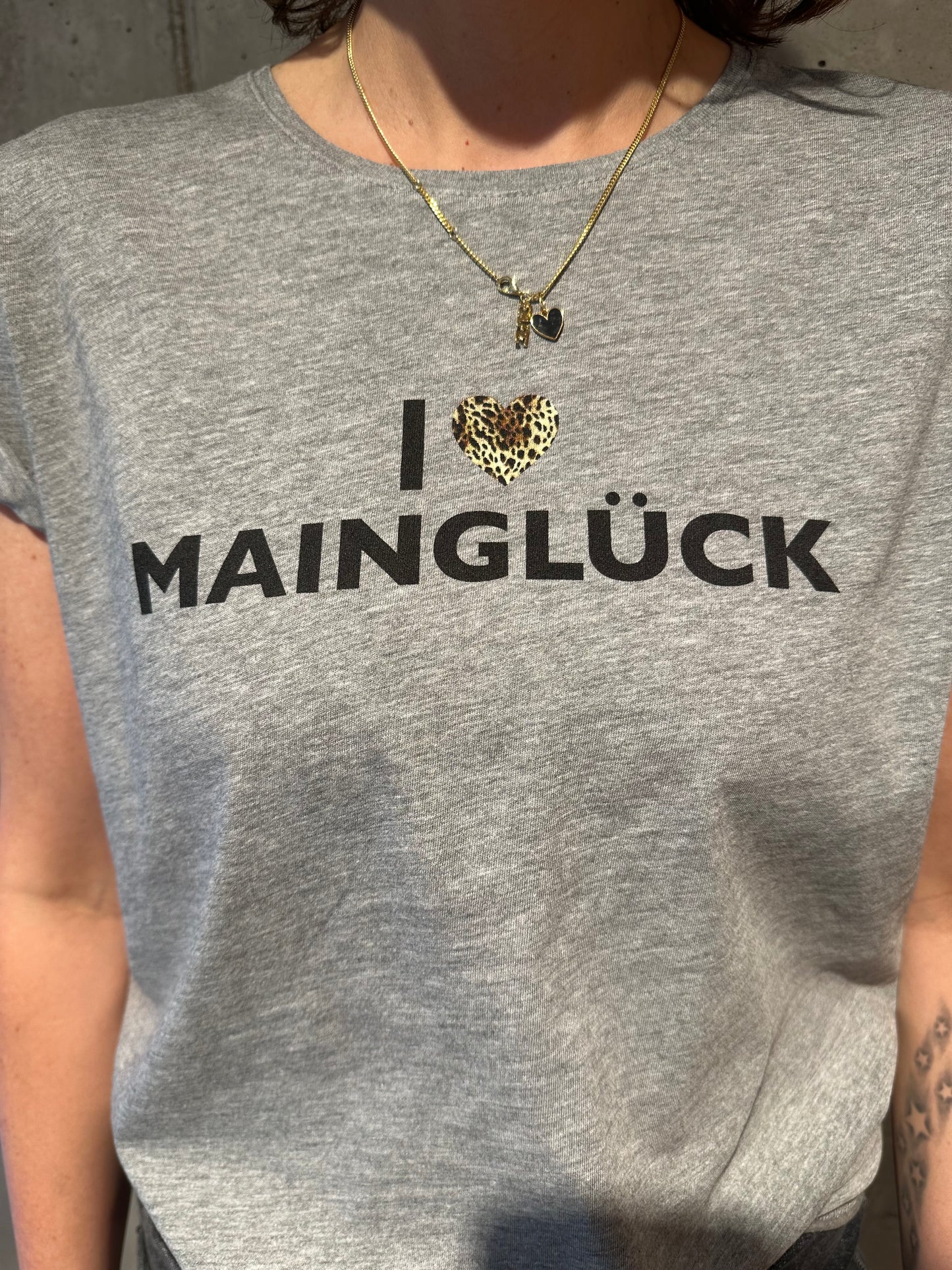 T-Shirt " 10 Jahre Mainglück" Grau