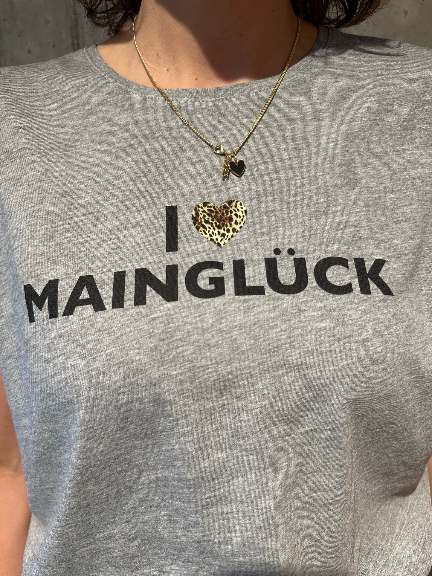 T-Shirt " 10 Jahre Mainglück" Grau
