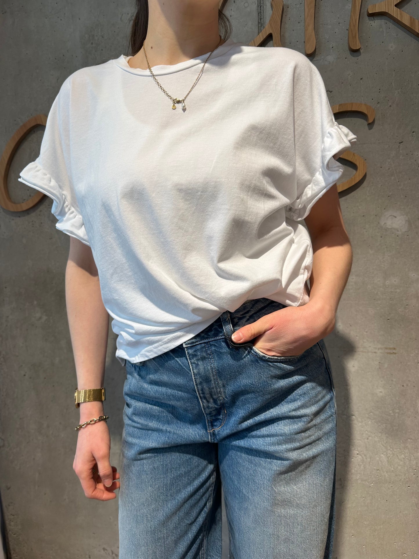 Shirt "Siana Rüschenarm" - Versch. Farben