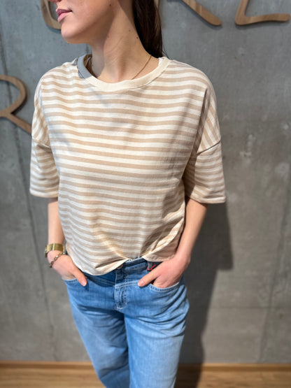 Halbarm-Sweaty "Sina gestreift" - Versch. Farben