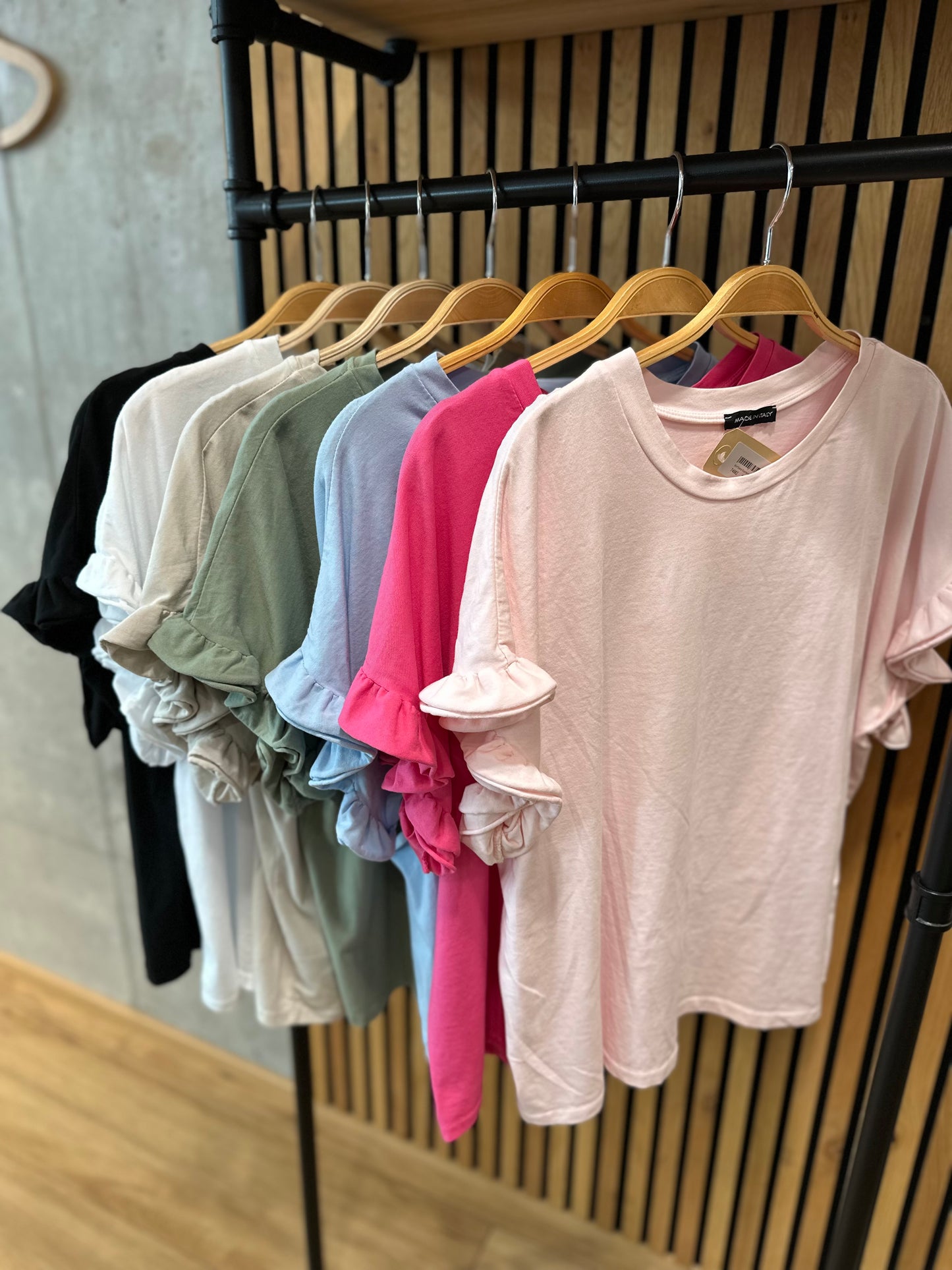 Shirt "Siana Rüschenarm" - Versch. Farben