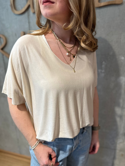 Shirt "Svantje V-Neck" - Versch. Farben