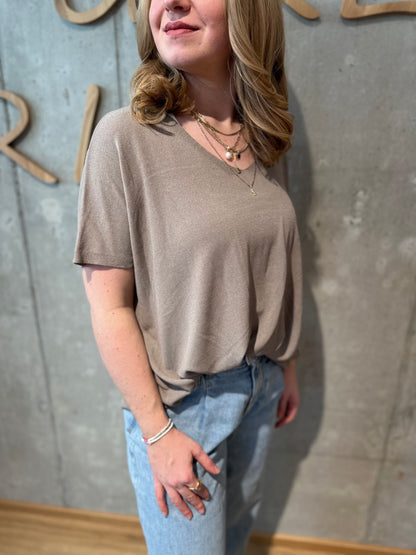 Shirt "Solveig V-Neck" - Versch. Farben