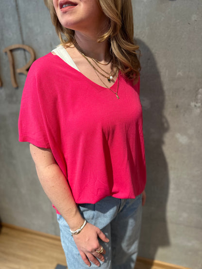 Shirt "Solveig V-Neck" - Versch. Farben