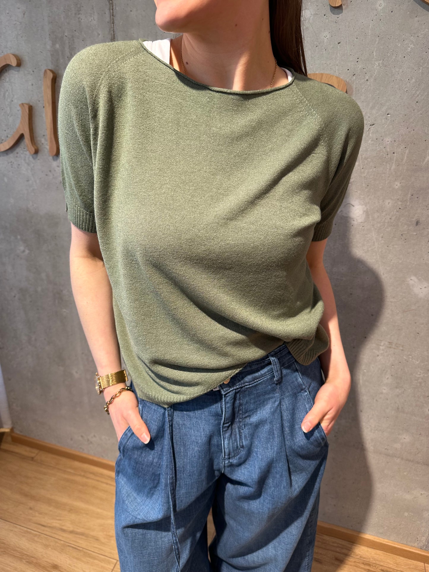 MG-Pulli "Marie mit Schlitzen" - Versch. Farben