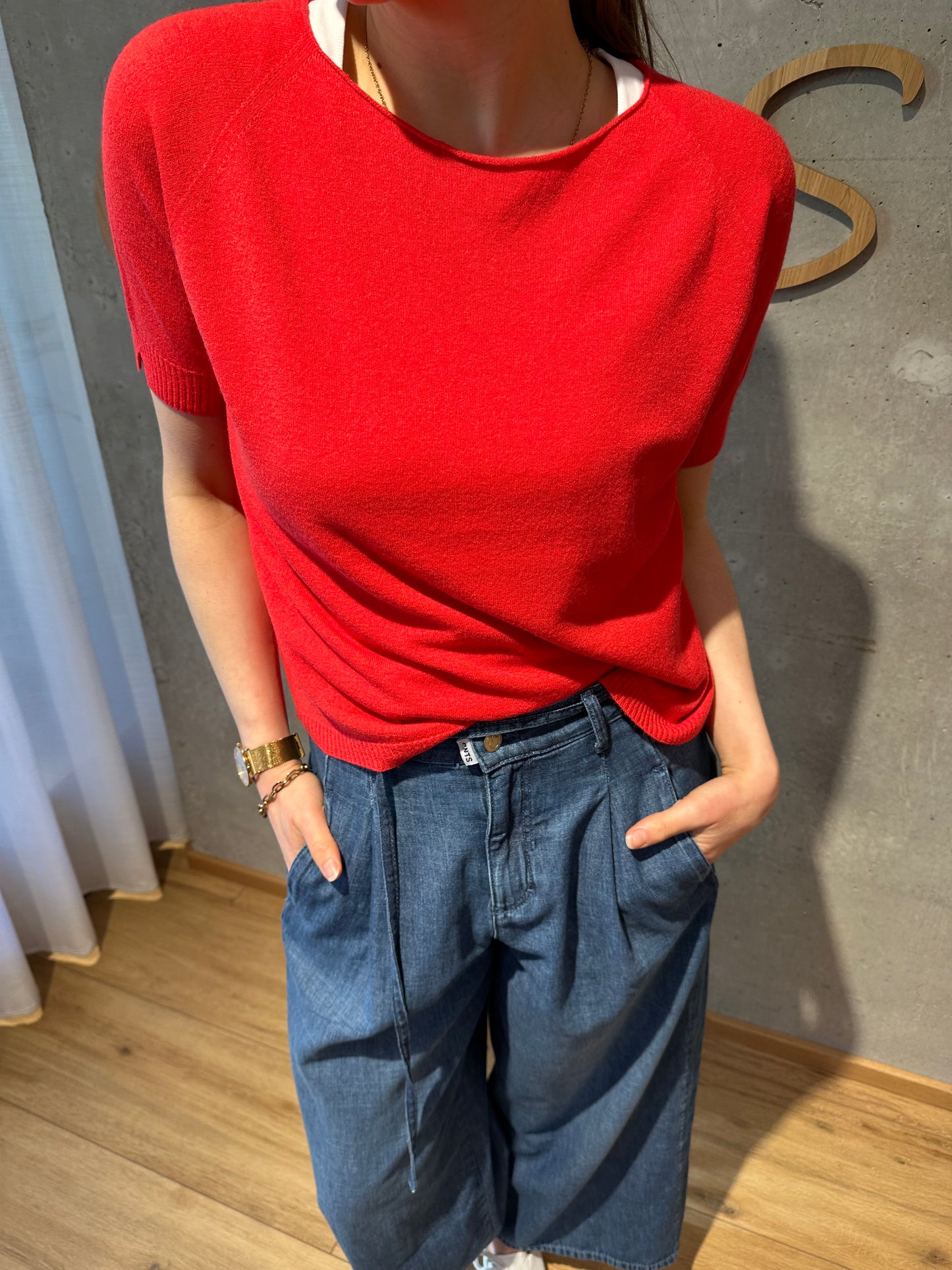 MG-Pulli "Marie mit Schlitzen" - Versch. Farben
