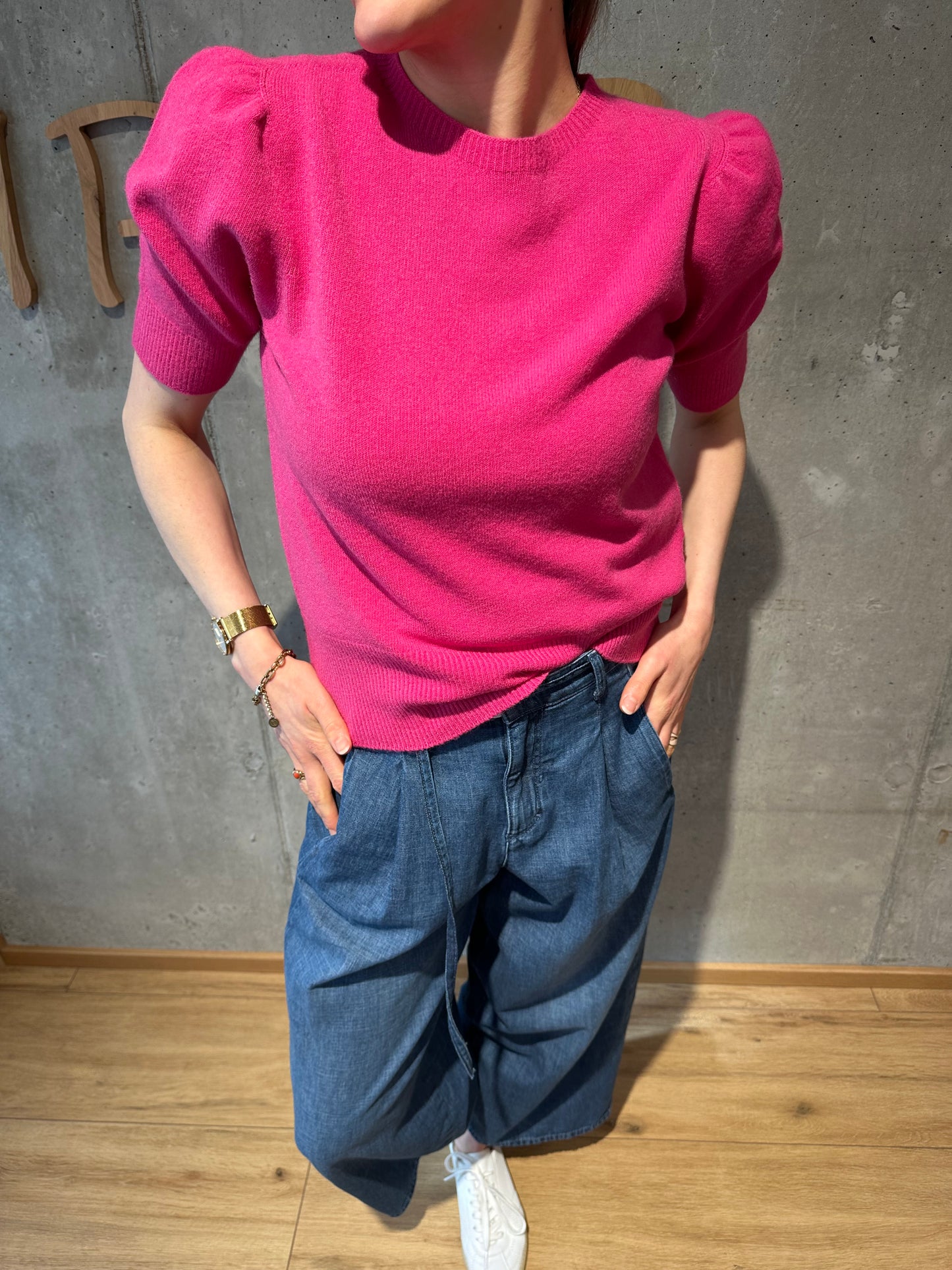 MG-Pulli "Moni Puffärmel kurzarm" versch. Farben