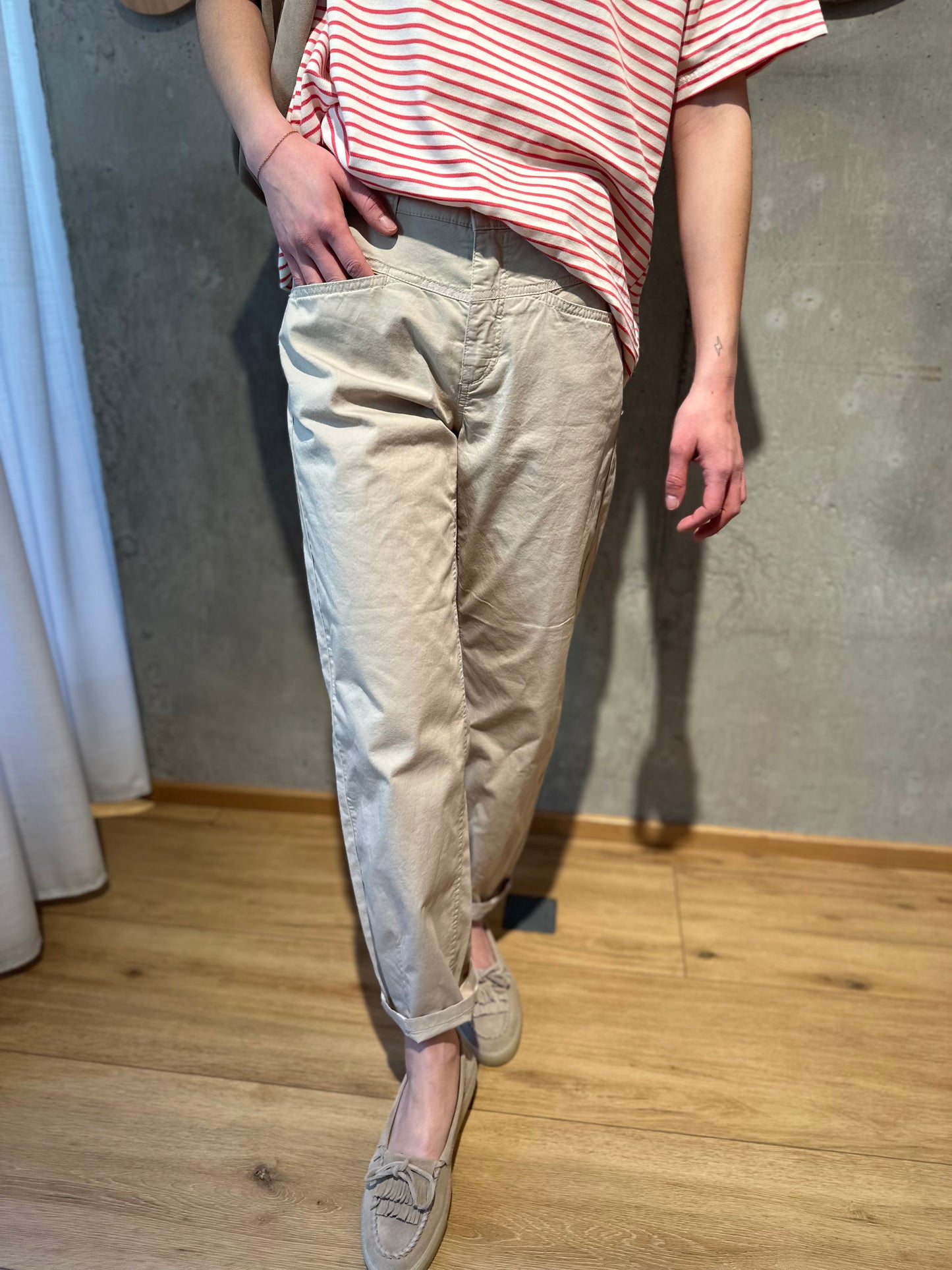 Cambio-Jeans "Elin" Peanut Cream