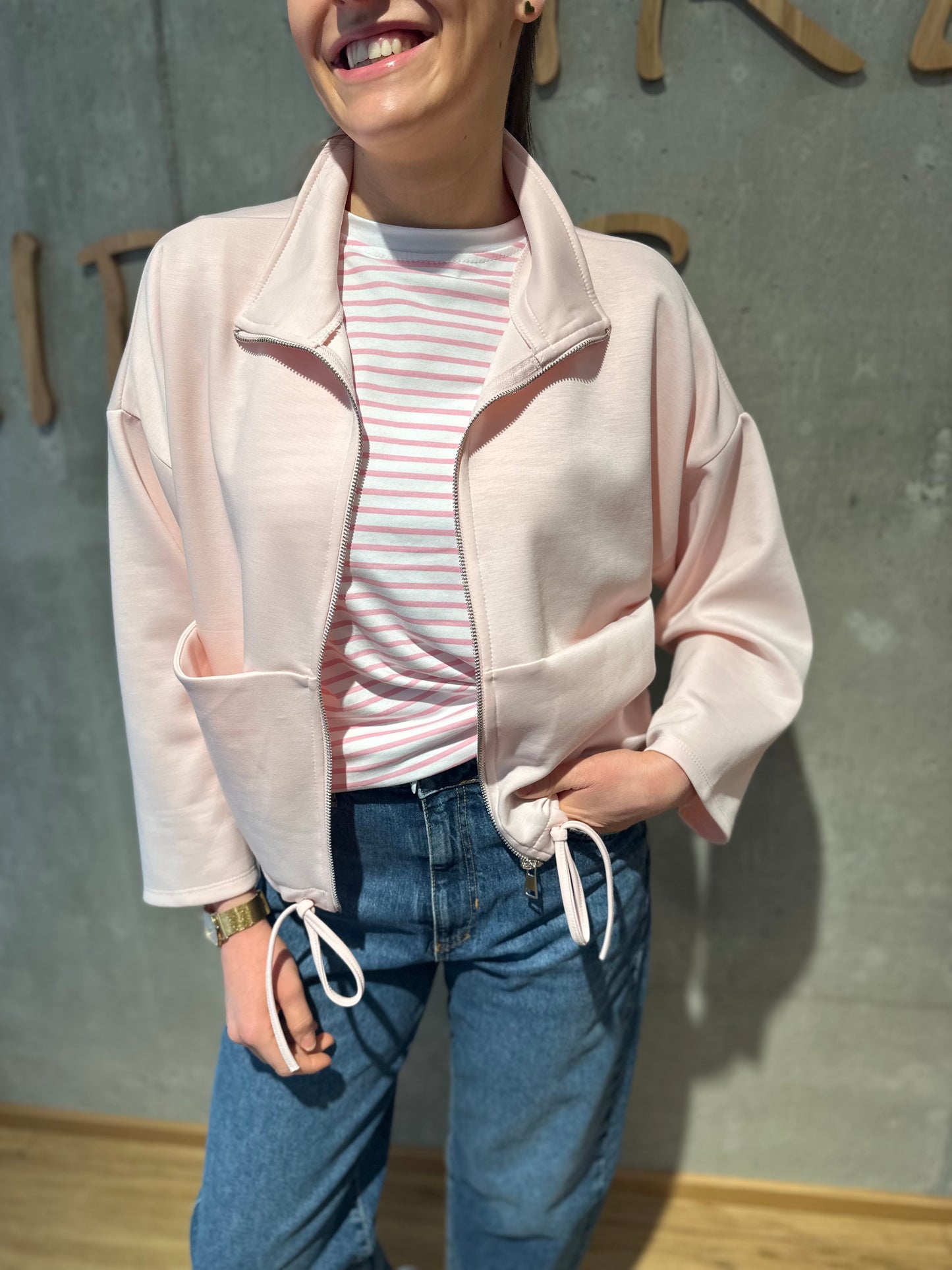 Zip-Jacke "Zendaya verkürzt" - Versch. Farben