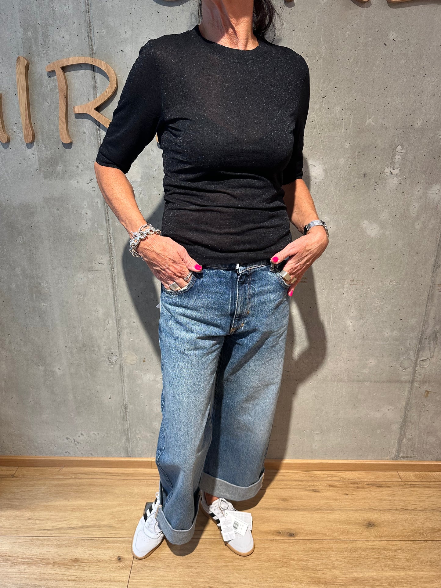 Jeans "26_THE LOOSE 16" Mittelblau