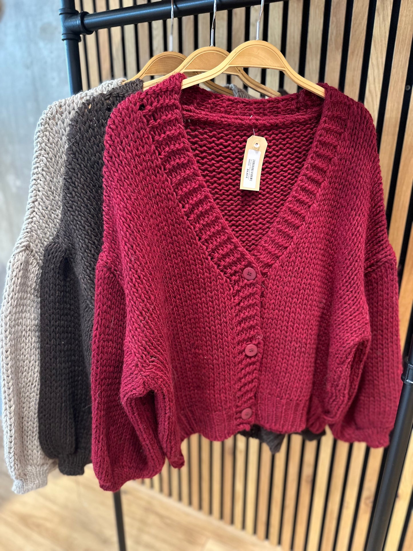 Strickjacke "Stella grob" - Versch. Farben