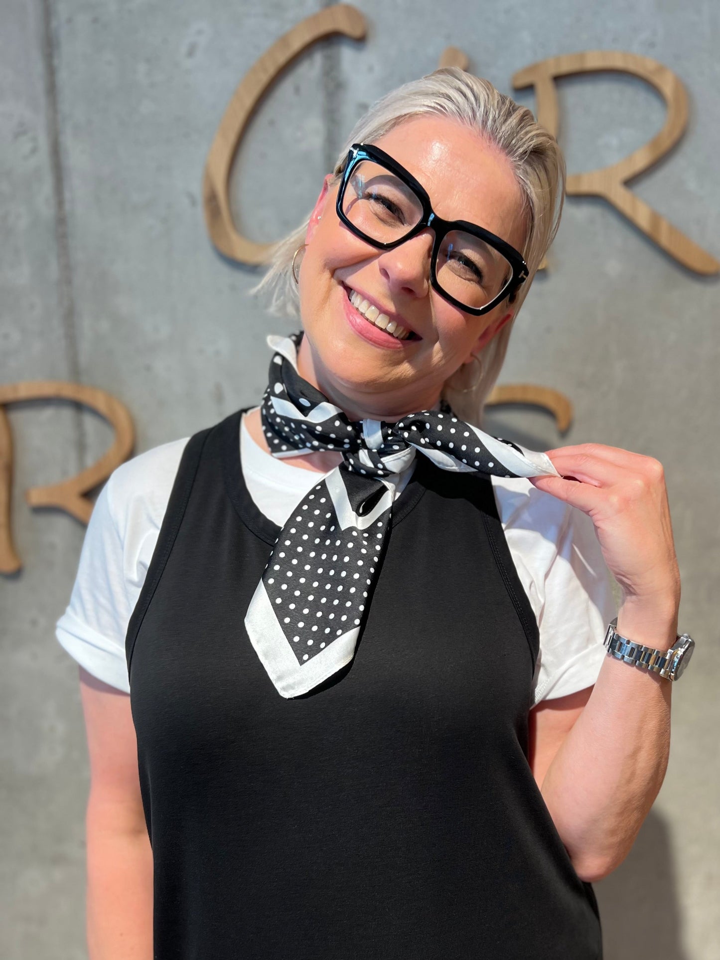 Tuch "Amelie" Gepunktet - Versch. Muster