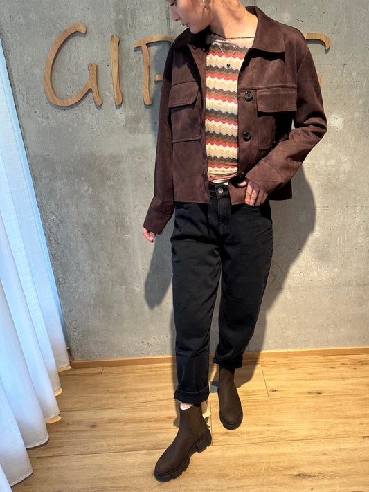 Jacke "Joy Lederimitat" - Versch. Farben