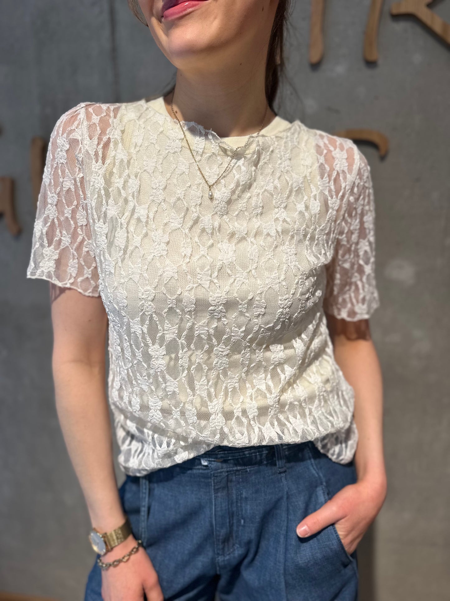 Spitzenshirt "Lotti" - Versch. Farben